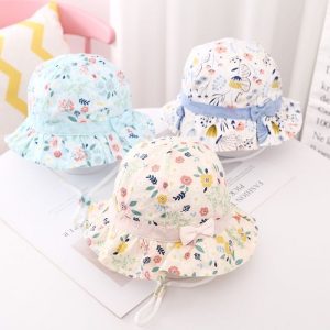 Ecobaby Topi Kupluk Rajut Renda Tali Anak Bonet