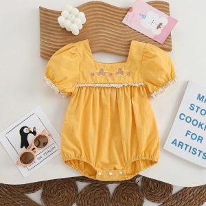 Ecobaby Jumper Lengan Balon Kuning / Balon Putih