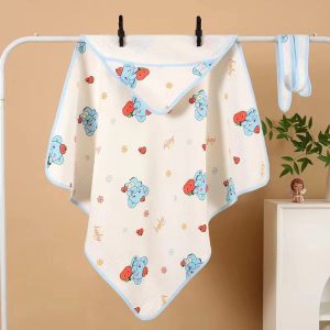 Ecobaby Selimut Bayi Gajah Biru