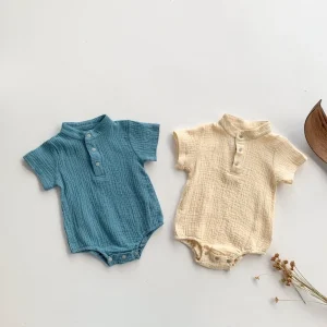 Ecobaby Baju Romper Kerah