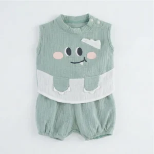 Ecobaby Setelan Lekbong Motif Print